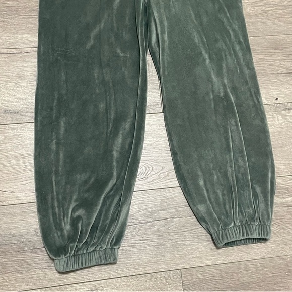 Summersalt Women's The Plush Velour Jogger Sz S Olive Green Pull On Pants. - Picture 3 of 7